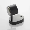 Lindby Marrie foco LED con interruptor, negro