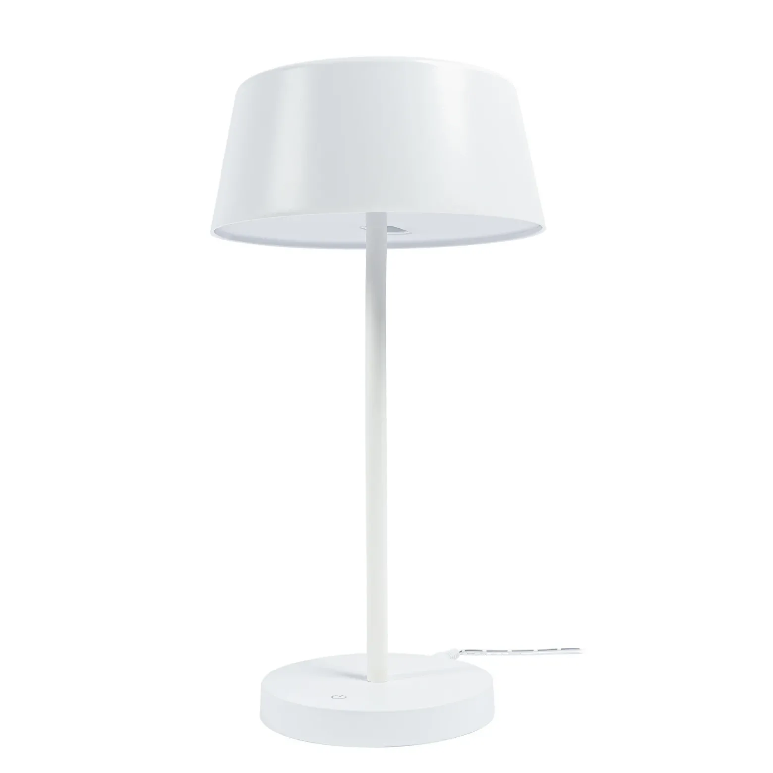 Lindby Milica lámpara de mesa LED, blanca, atenuable