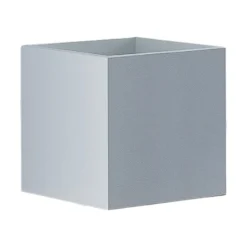 Lindby Mirza aplique de aluminio, angular, blanco