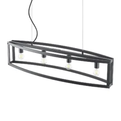 Lindby Mizgin lámpara colgante sin rejilla 4 luces