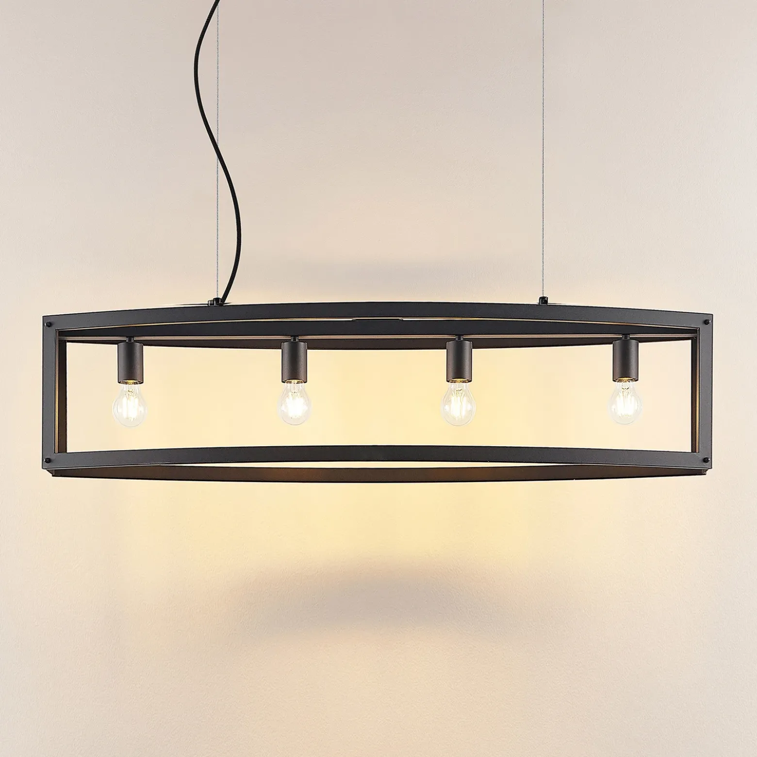 Lindby Mizgin lámpara colgante sin rejilla 4 luces