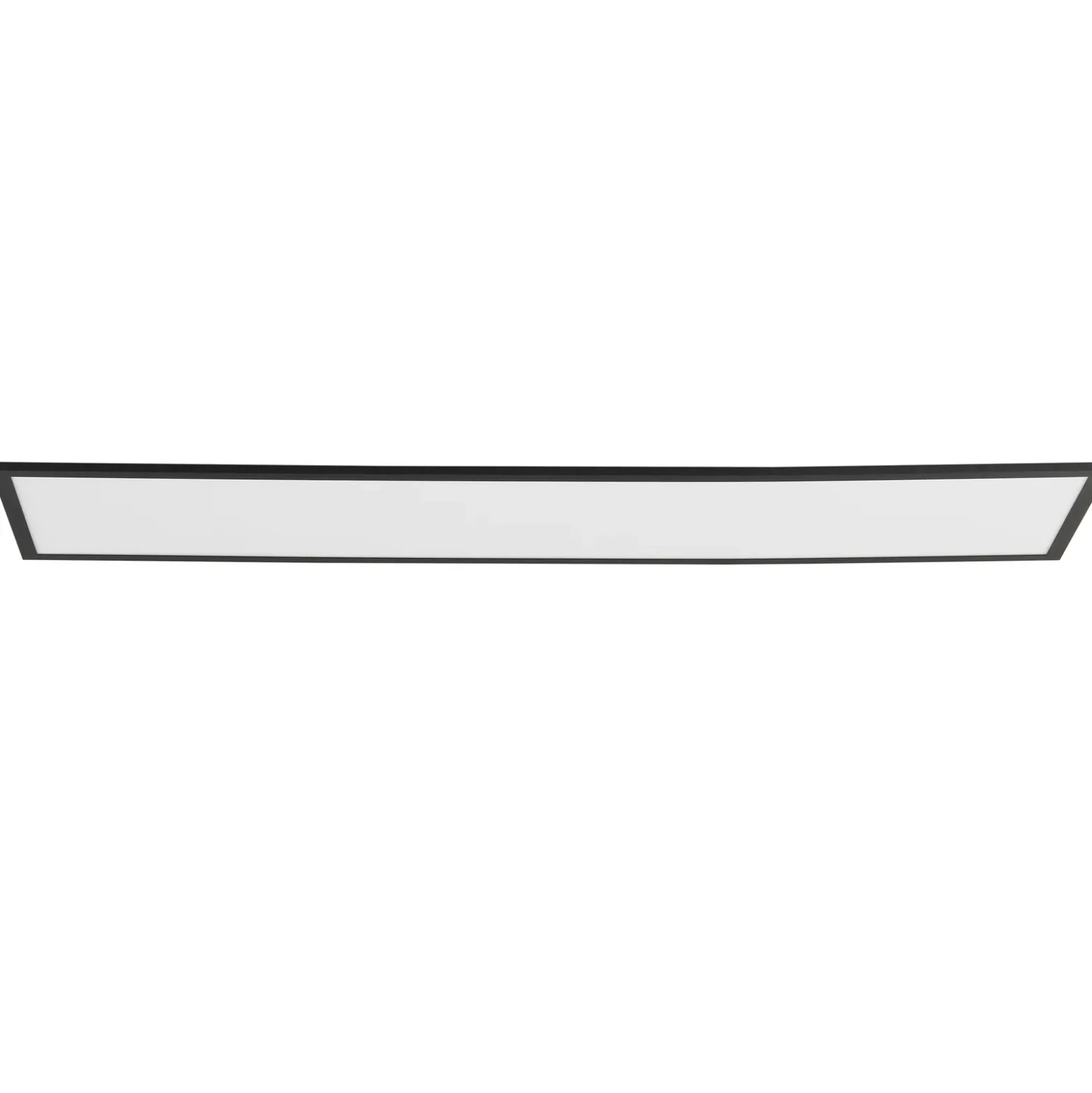 Lindby panel LED Lamin, negro, 120cm, CCT, atenuable, control remoto