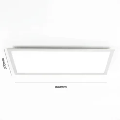 Lindby Panel LED Livel, CCT, 80 cm x 30 cm, control remoto