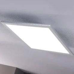 Lindby Panel LED Livel, CCT, 40 cm x 40 cm, control remoto