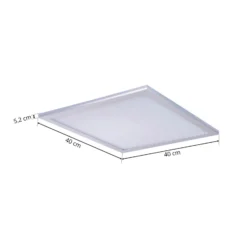Lindby Panel LED Livel, CCT, 40 cm x 40 cm, control remoto