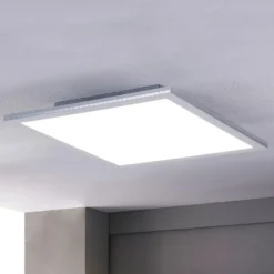 Lindby Panel LED Livel, CCT, 62 cm x 62 cm, control remoto