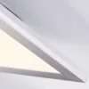 Lindby panel LED Livel, juego de 2, 4.000 K, 40 x 40 cm, plateado