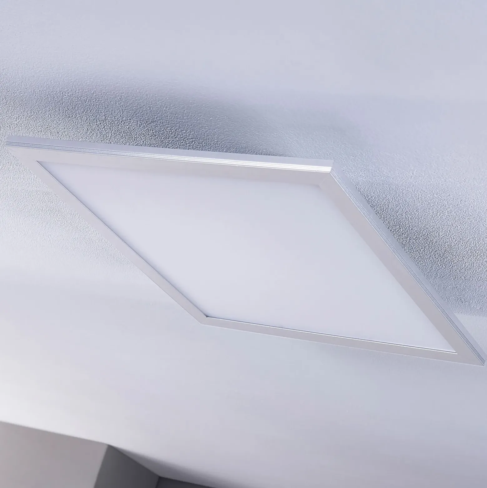 Lindby panel LED Livel, juego de 2, CCT, 40 cm x 40 cm, control remoto