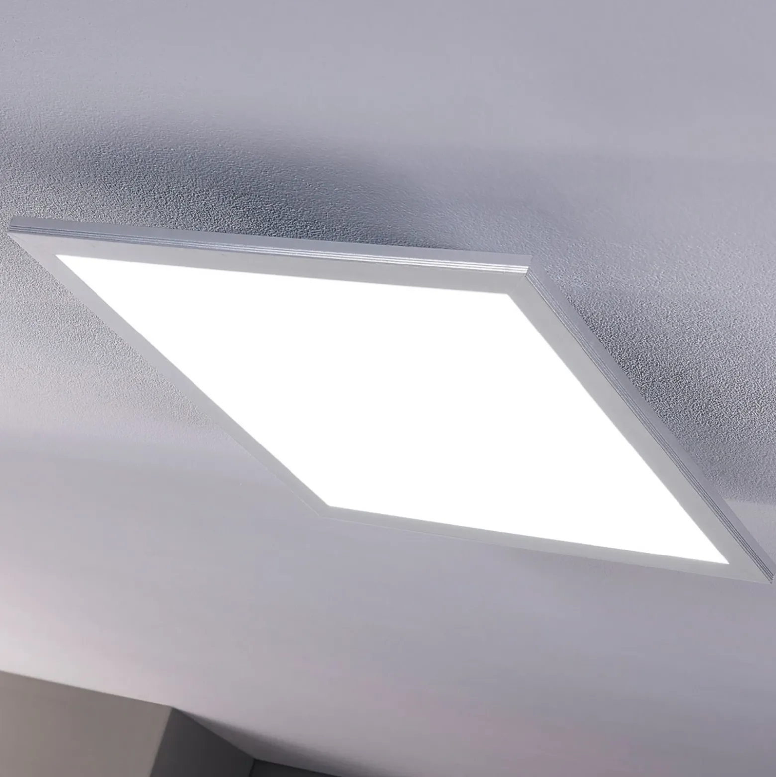 Lindby panel LED Livel, juego de 2, CCT, 40 cm x 40 cm, control remoto