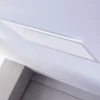 Lindby panel LED Livel, juego de 2, 4.000 K, 80 x 30 cm, plateado