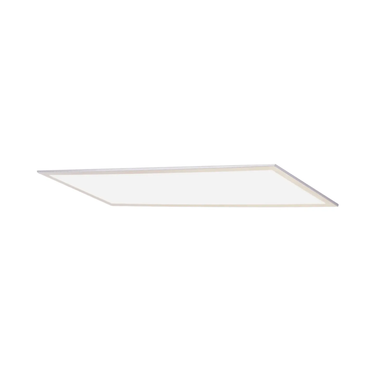 Lindby panel LED Livel, 4000K, 120cm x 30cm, plata, metal