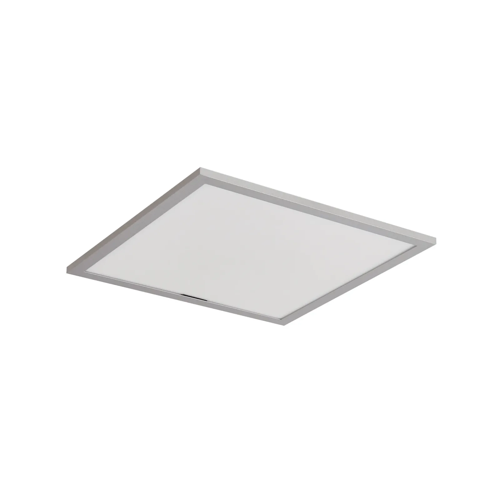 Lindby panel LED Livel, 4000K, 40 cm x 40 cm, plata, metal