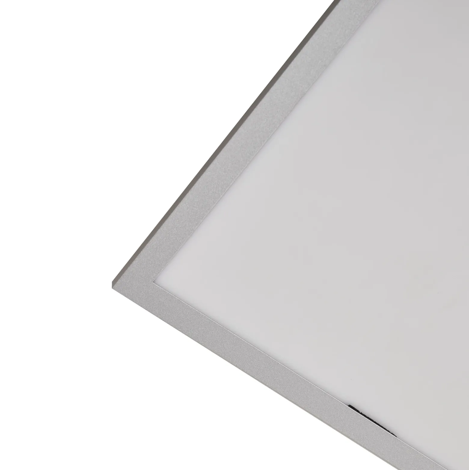 Lindby panel LED Livel, 4000K, 40 cm x 40 cm, plata, metal