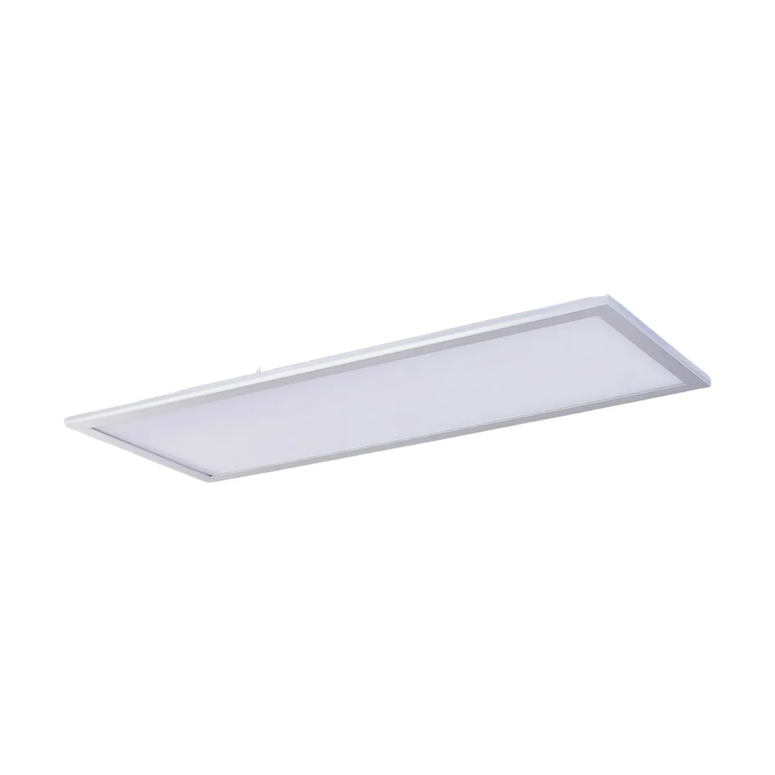 Lindby panel LED Livel, 4000K, 80 cm x 30 cm, plata, metal