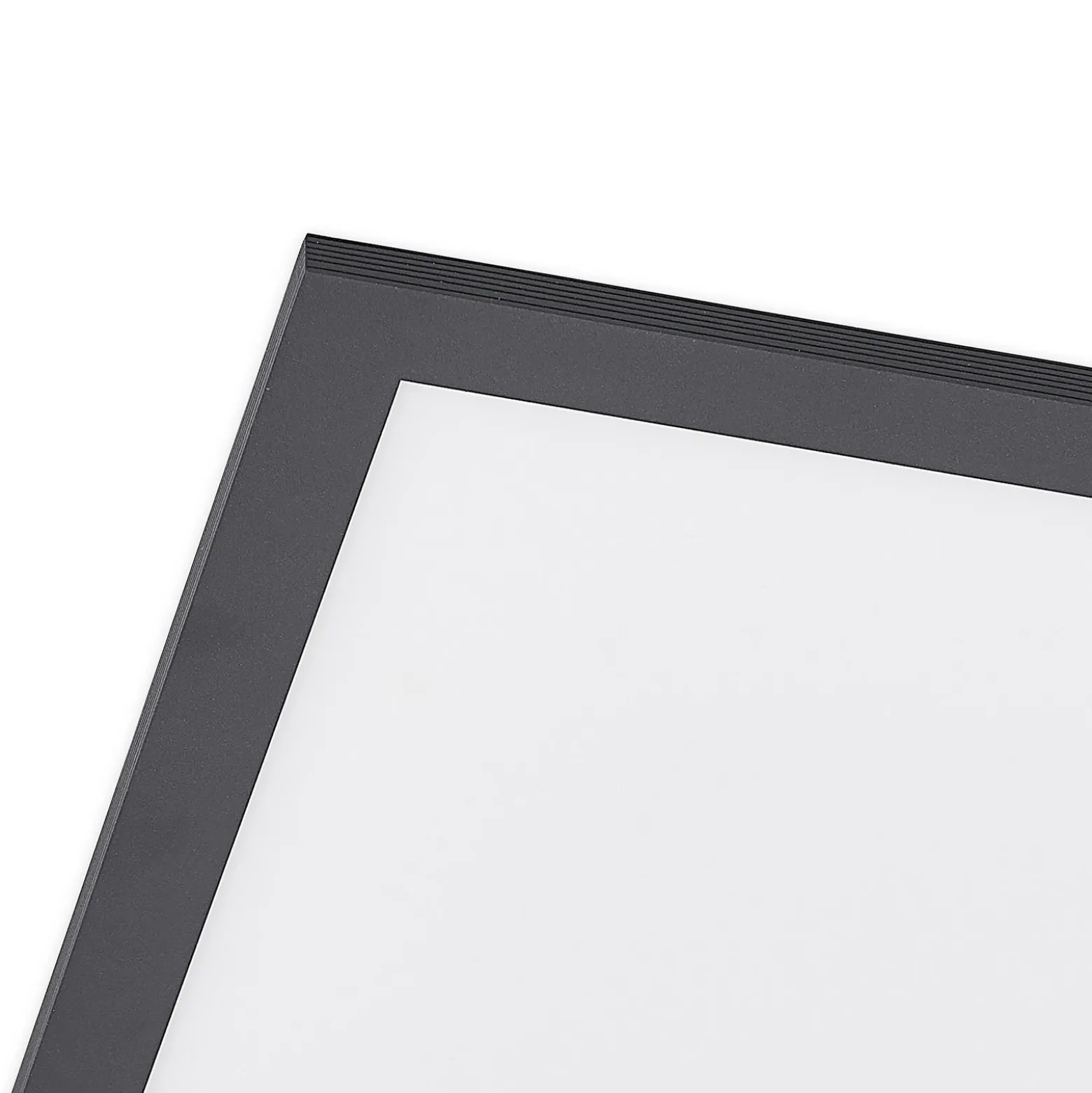 Lindby Panel LED Nelios, 40 x 40 cm, CCT, negro, metal
