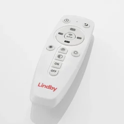 Lindby Panel LED Nelios, 120 x 30 cm, CCT, negro, metal