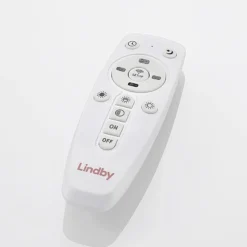Lindby Panel LED Nelios, 62 x 62 cm, CCT, negro, metal