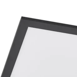 Lindby Panel LED Nelios, 40 x 40 cm, 4.000 K, negro, metal