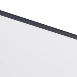 Lindby Panel LED Nelios, 120 x 60 cm, 4000K, negro, metal