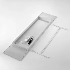 Lindby panel LED Quais, 30 x 120 cm, blanco, aluminio, 4.000K