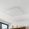 Lindby panel LED Quais, 60 x 60 cm, blanco, aluminio, 4.000K