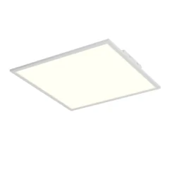 Lindby panel LED Quais, 60 x 60 cm, blanco, aluminio, 4.000K
