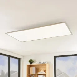 Lindby Panel LED Stenley, CCT, 120 cm x 60 cm, atenuable