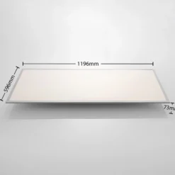 Lindby Panel LED Stenley, CCT, 120 cm x 60 cm, atenuable