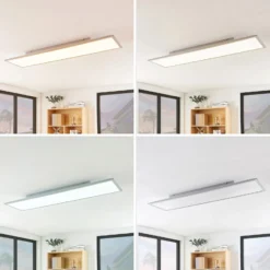 Lindby Panel LED Stenley, CCT, 120 cm x 30 cm, atenuable
