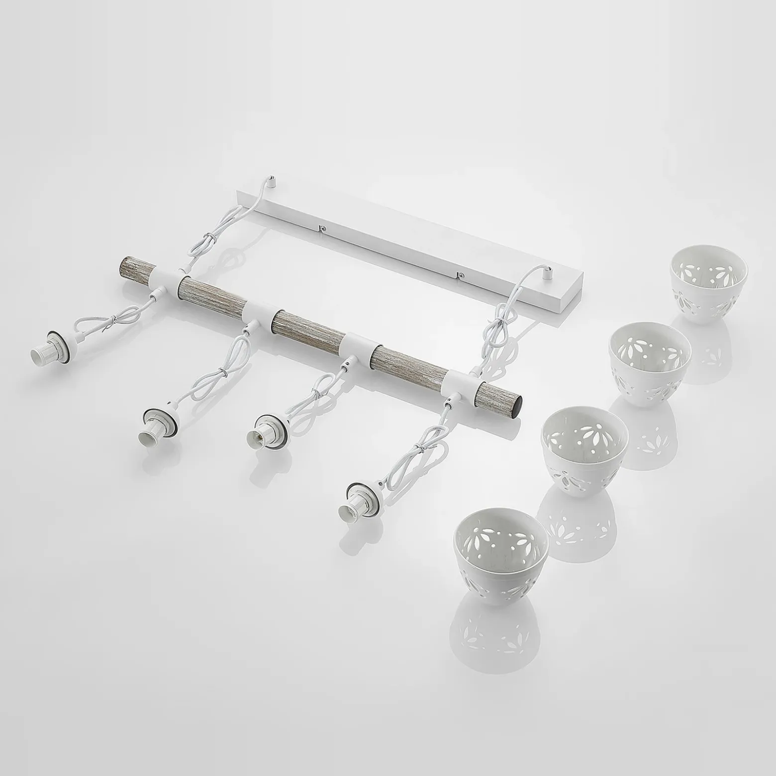 Lindby Pimana lámpara colgante, 4 luces