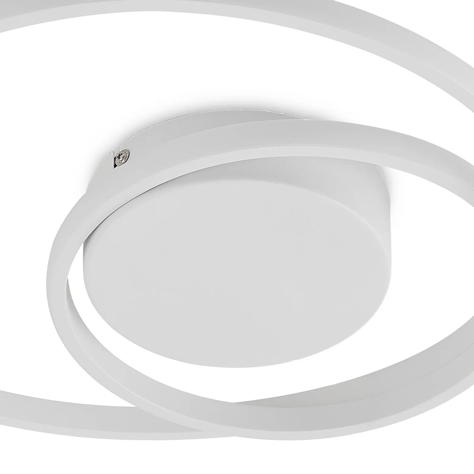 Lindby Plafón LED Emisua, blanco, CCT, atenuable