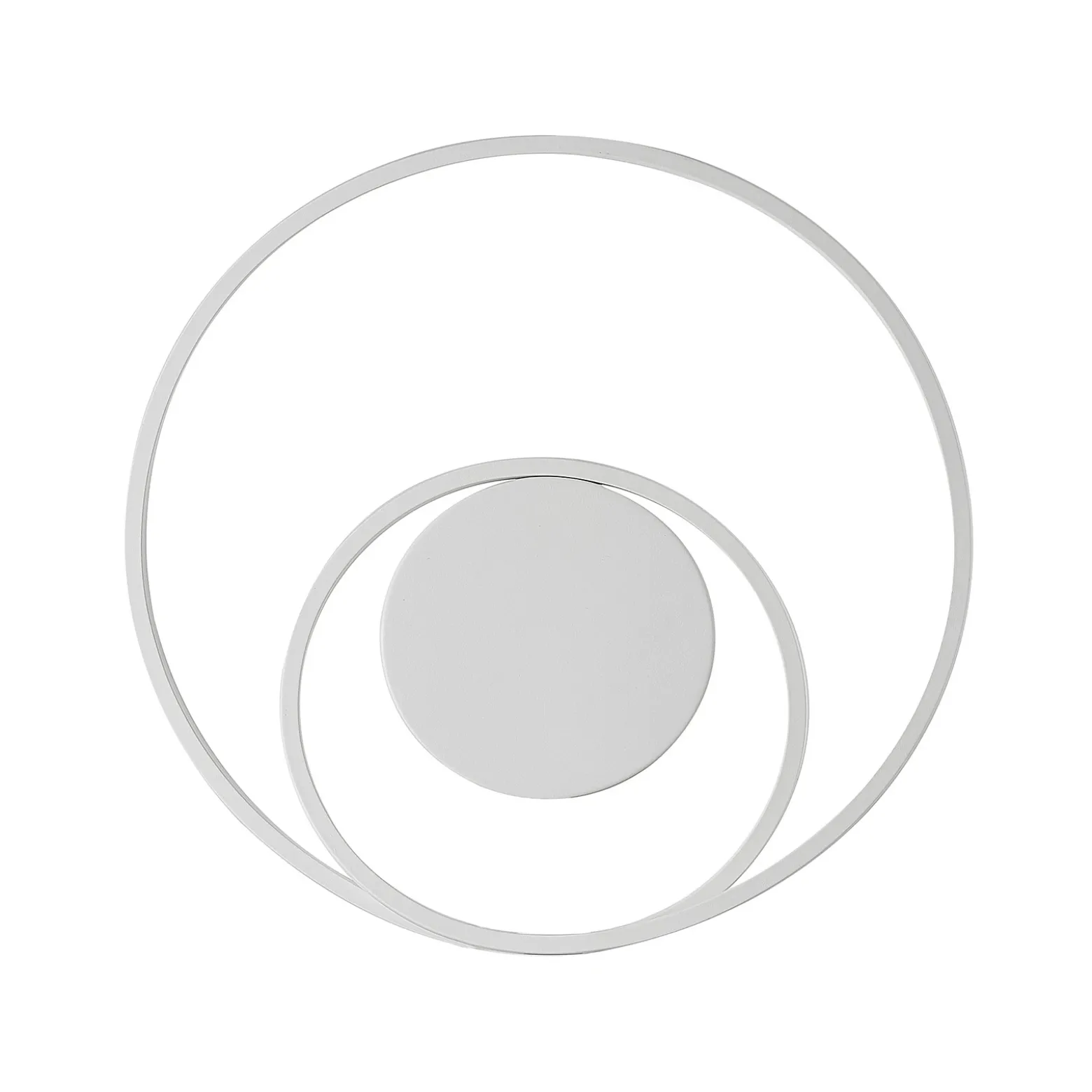 Lindby Plafón LED Emisua, blanco, CCT, atenuable