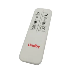 Lindby Plafón LED Emisua, negro, CCT, atenuable