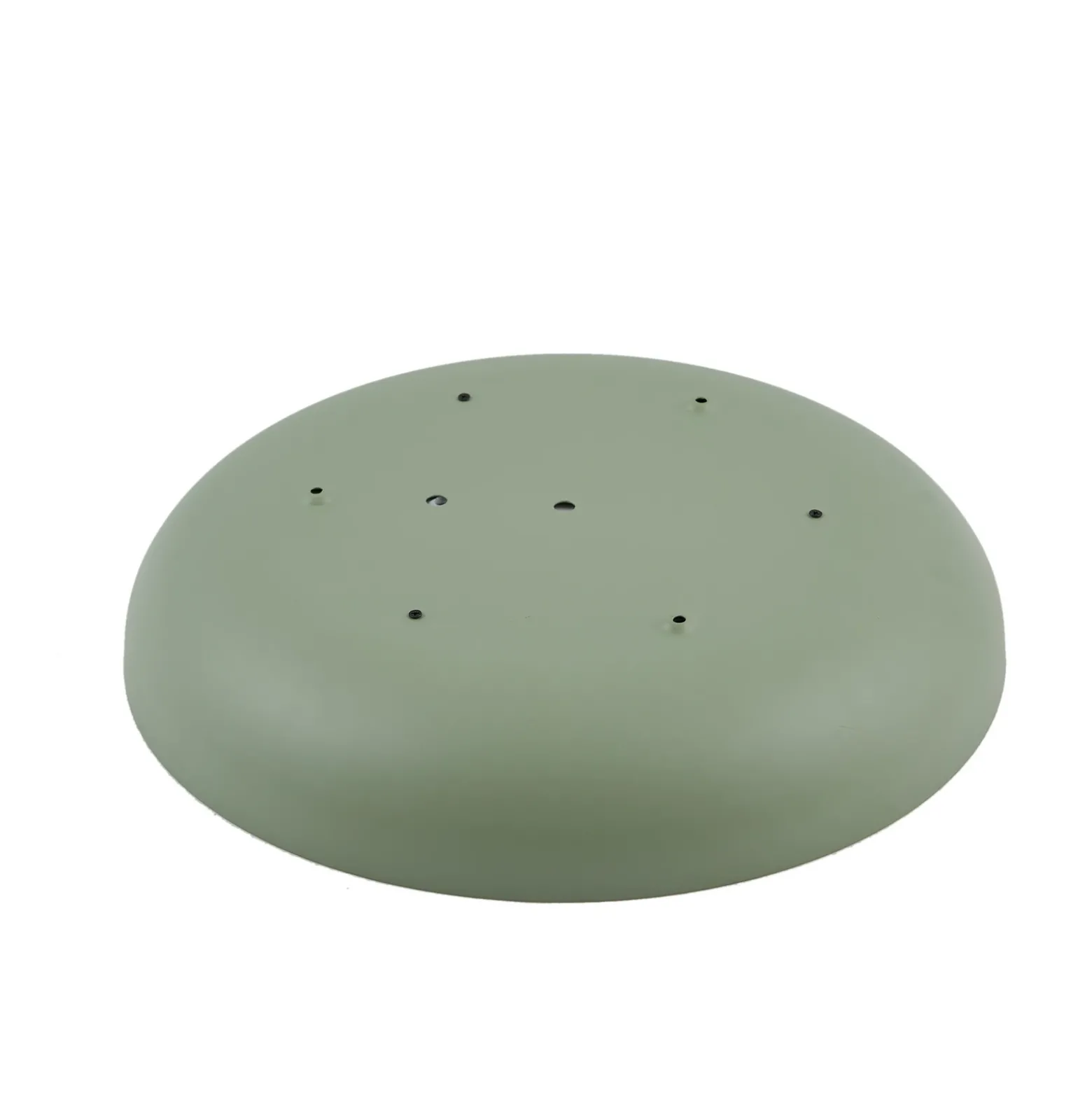 Lindby Plafón LED Florie, verde, metal, Ø 40 cm