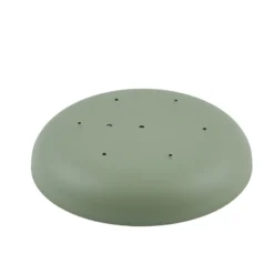 Lindby Plafón LED Florie, verde, metal, Ø 40 cm