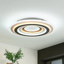 Lindby Plafón LED Jazmina, 50 cm, CCT, control remoto