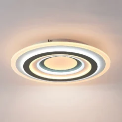 Lindby Plafón LED Jazmina, 50 cm, CCT, control remoto