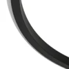 Lindby plafón LED Kyron, negro, aluminio, atenuable, Ø45cm