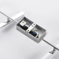 Lindby Plafón LED Pilou, 6 luces, atenuable, cromo