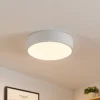 Lindby Plafón LED Simera, Ø 30cm, blanco, metal