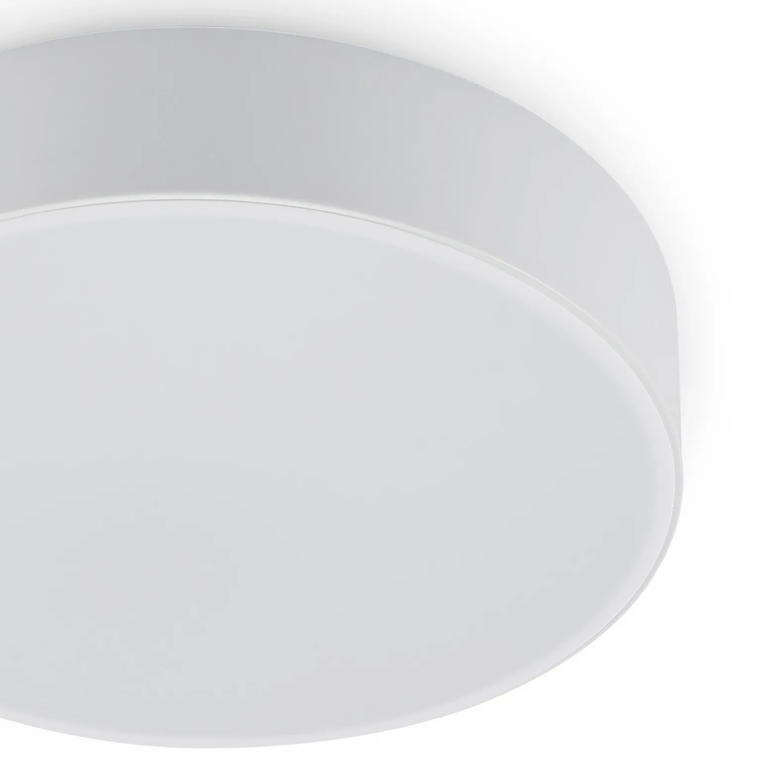 Lindby Plafón LED Simera, Ø 30cm, blanco, metal