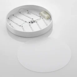 Lindby Plafón LED Simera, Ø 50cm, blanco, metal