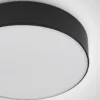 Lindby Plafón LED Simera, Ø 30 cm, negro, blanco