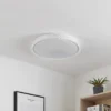 Lindby Plafón LED Sleya Ø 50 cm, blanco, CCT, atenuable