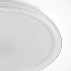 Lindby Plafón LED Sleya Ø 50 cm, blanco, CCT, atenuable