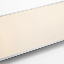 Lindby Plafón LED Zento, 120 cm, plata, 4.000 K