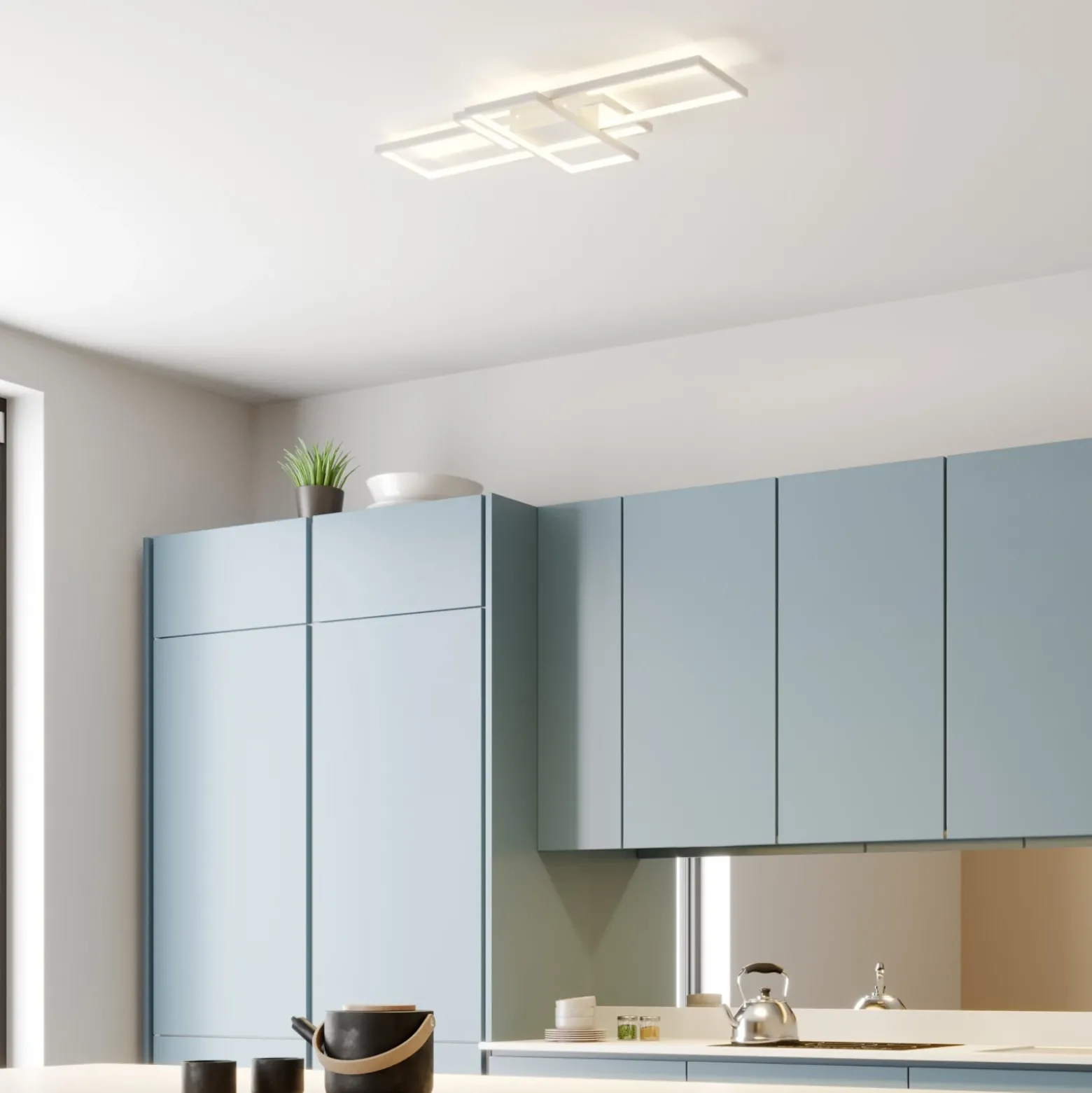 Lindby Poppy lámpara de techo LED atenuable