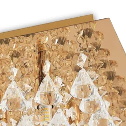 Lindby Rimedia lámpara de techo, oro, 55 cm