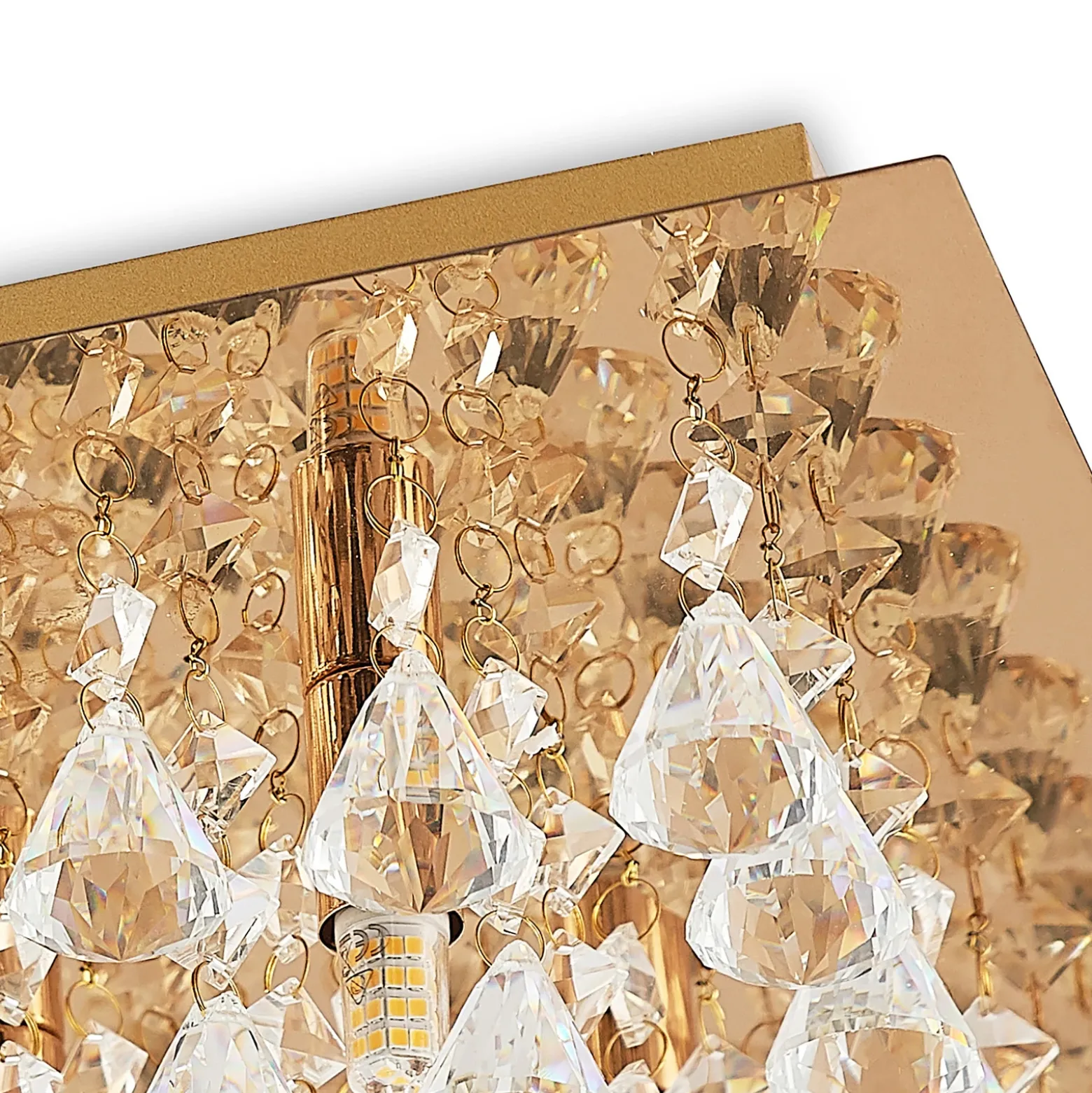 Lindby Rimedia lámpara de techo, oro, 55 cm