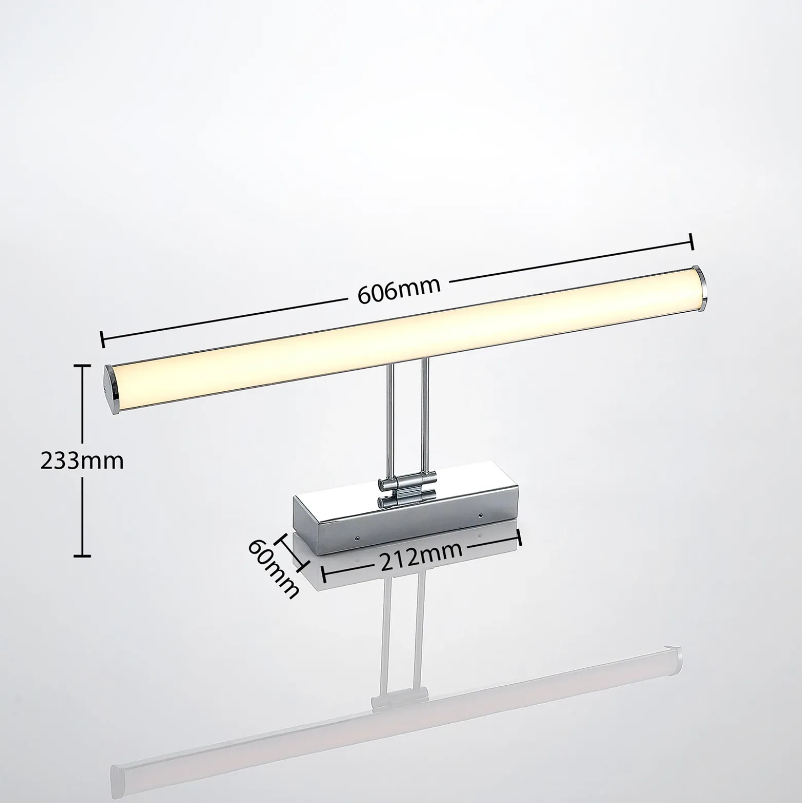 Lindby Sanya lámpara de espejo LED, 60 cm